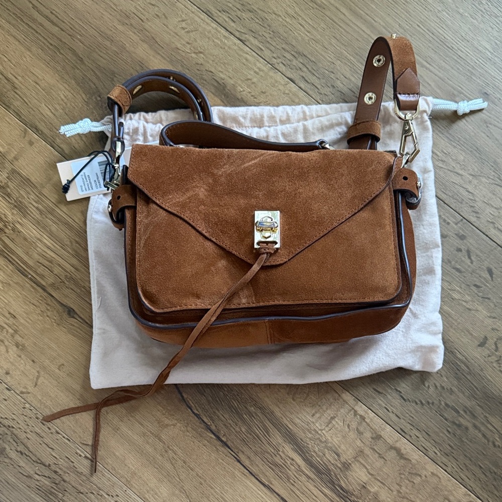 Rebecca Minkoff Tan Suede Crossbody Bag